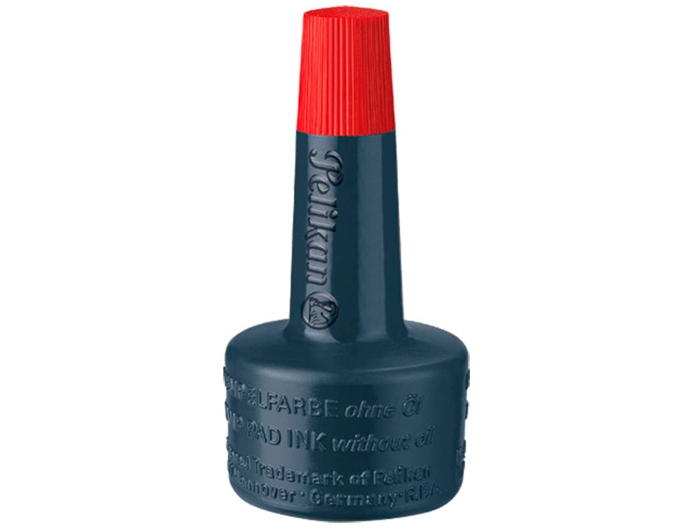 TINTA TAMPON PELIKAN ROJO BOTE DE 28 ML