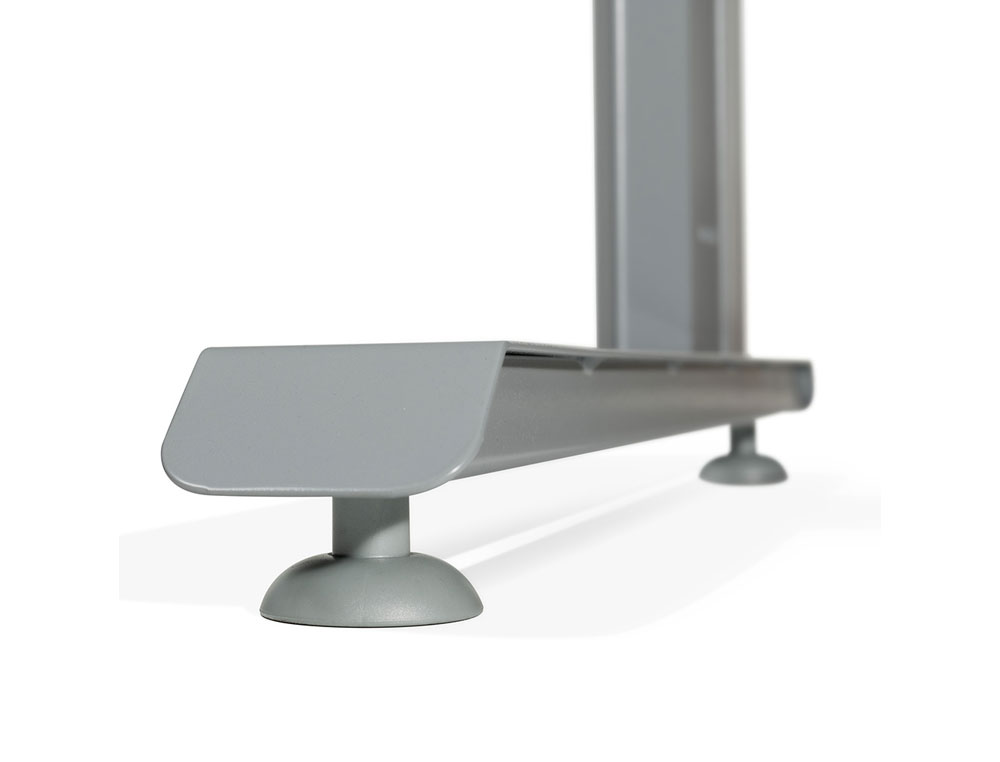 ALA PARA MESA ROCADA SERIE METAL 60X100 CM DERECHA O IZQUIERDA ACABADO GRIS/GRIS