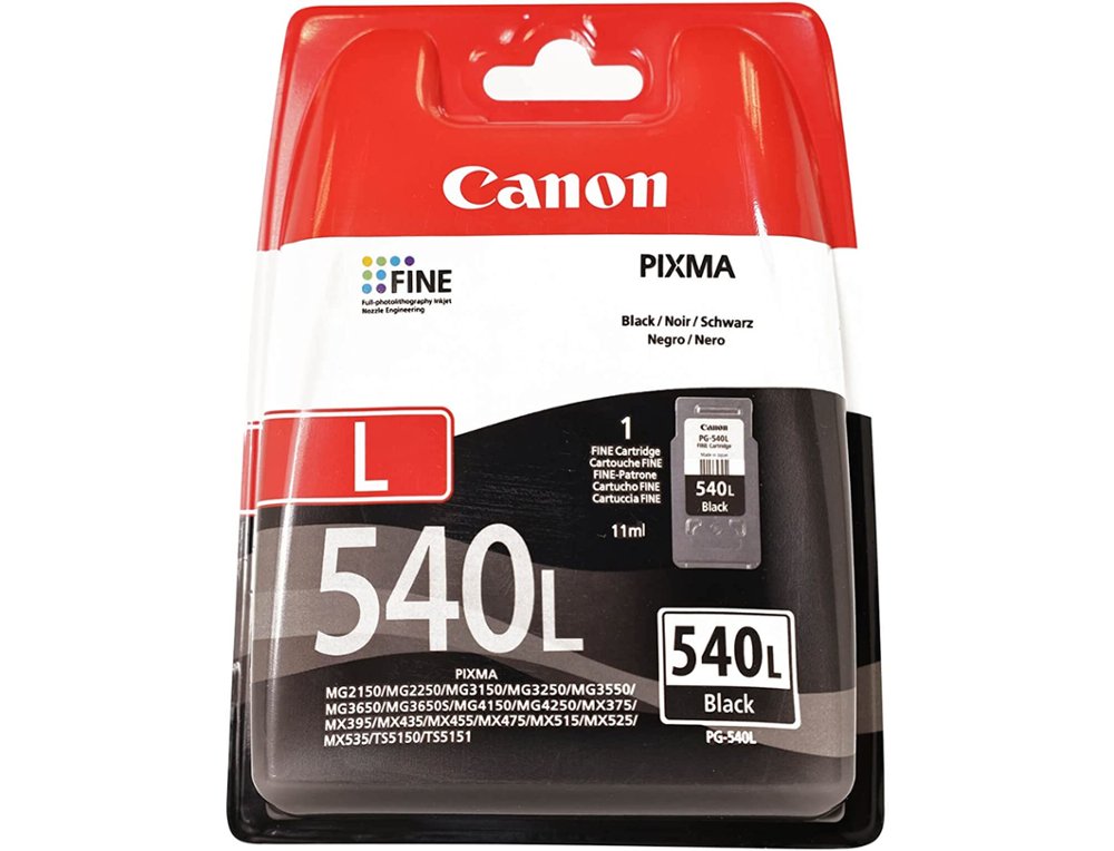 INK-JET CANON PG-540L NEGRO PIXMA MG2150 11ML ALTO RENDIMIENTO