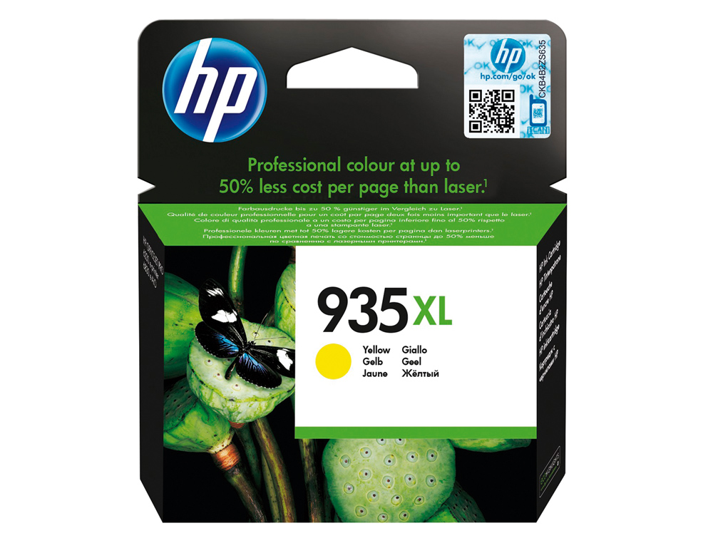 INK-JET HP 935XL OJP 6230 / 6830 AMARILLO -825 PAG-