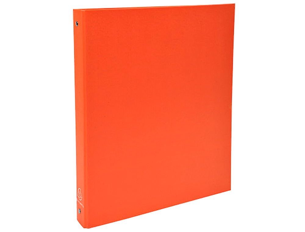 CARPETA DE 4 ANILLAS 30MM REDONDAS EXACOMPTA DIN A4 CARTON FORRADO NARANJA