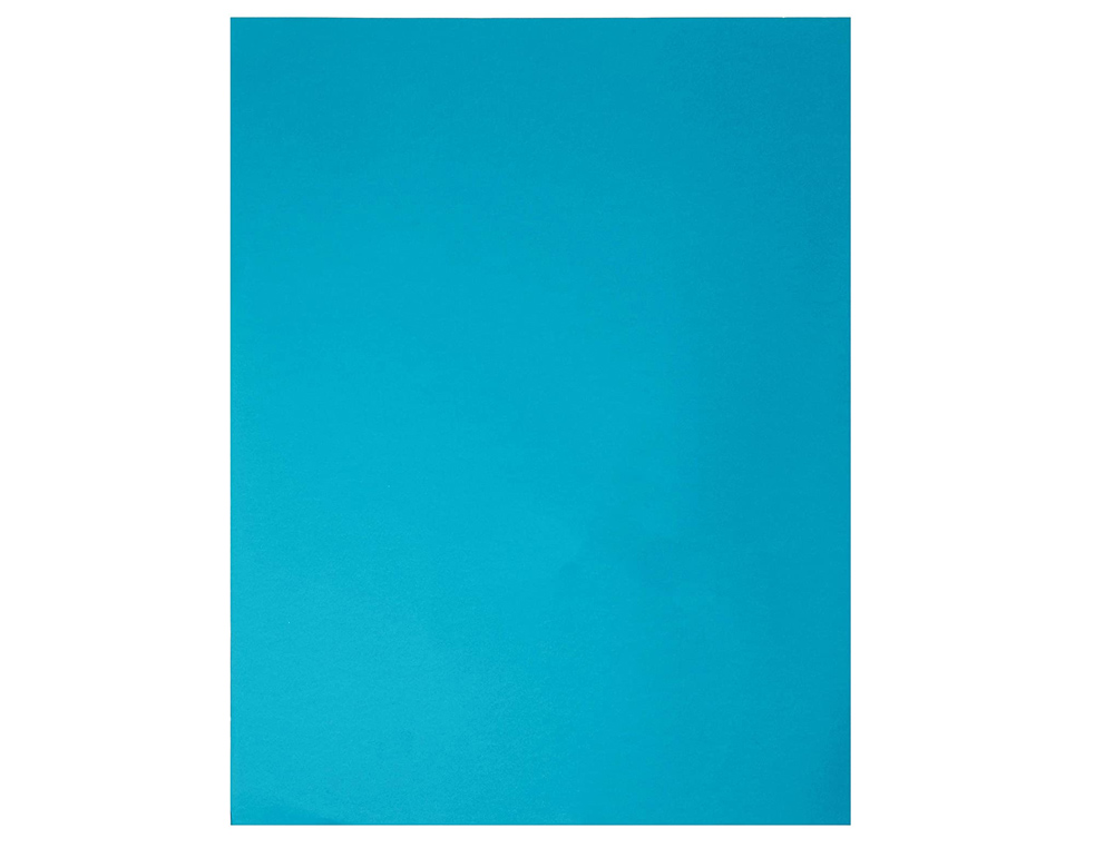 CARTULINA GUARRO AZUL CARIBE 50X65 CM 185 GR