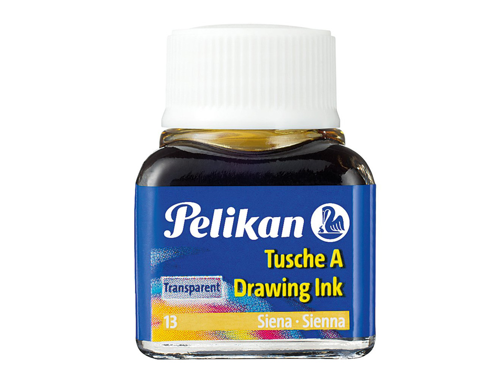 TINTA CHINA PELIKAN AMARILLO BOTE DE 10 ML
