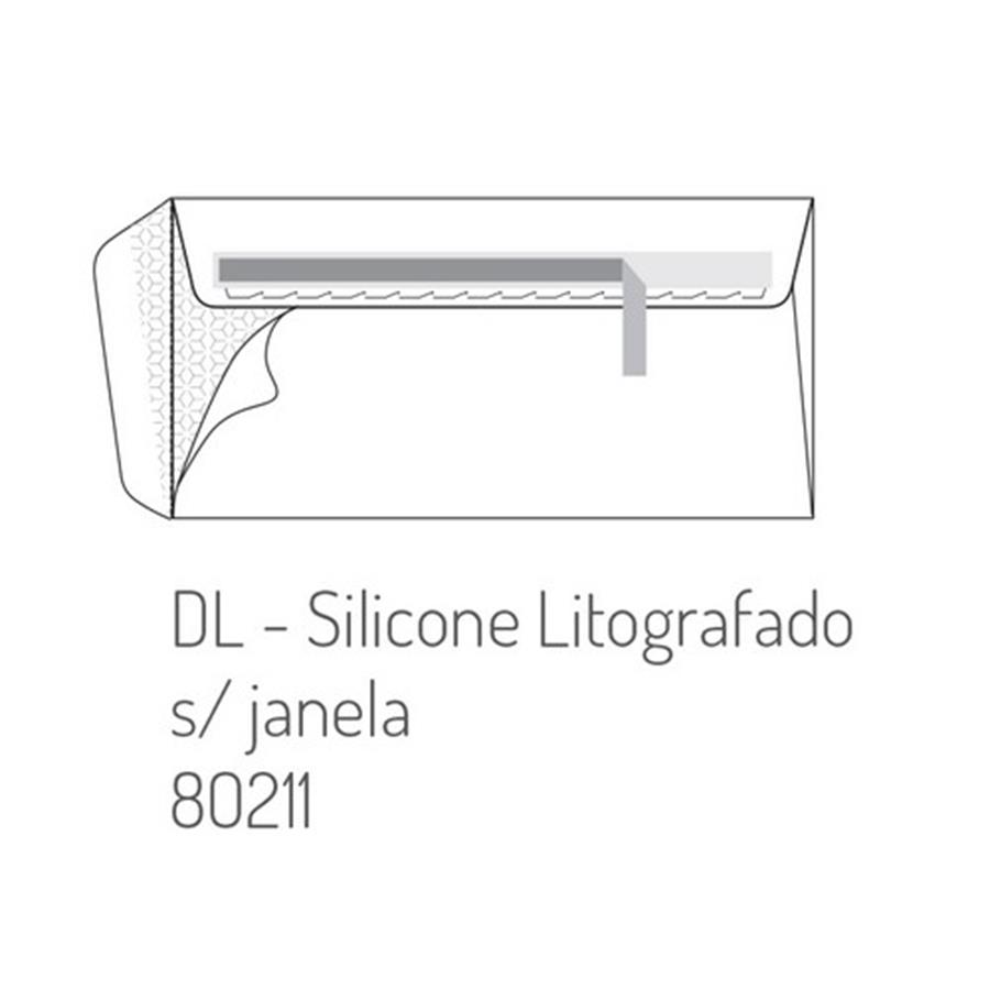 SOBRE AMERICANO BLANCO 110X220  90GR. S/VENTANA (CJ.500UDS)