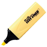 Rotulador Fluorescente Plus Office TextLiner Amarillo Pastel