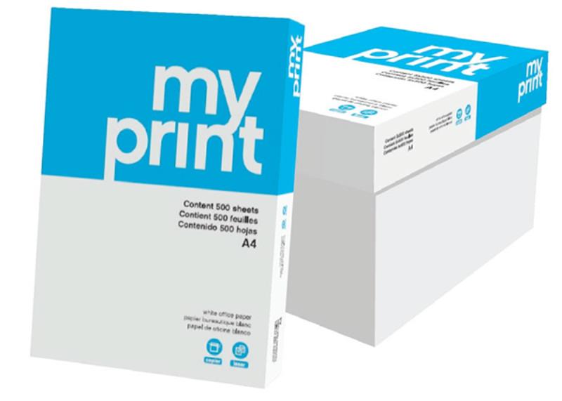 PAPEL FOTOCOPIDADORA - MY PRINT A4 - 500 HOJAS  BLANCO