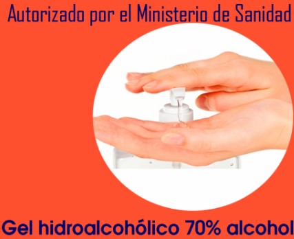 Gel hidroalcoholico con dosificador Baktogel Plus de 1 Litro