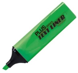 MARCADOR FLUORESCENTE VERDE PLUS OFFICE TEXTLINER 3.2 