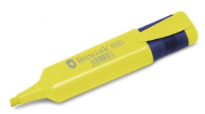 ROTULADOR FLUORESCENTE AMARILLO BISMARK 314796