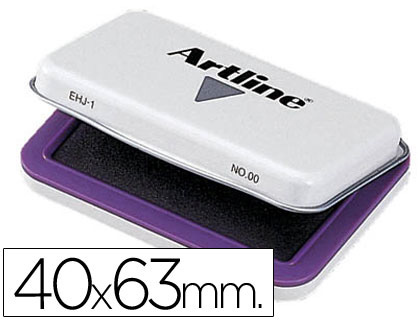 TAMPON ARTLINE N00 VIOLETA 40X63 MM