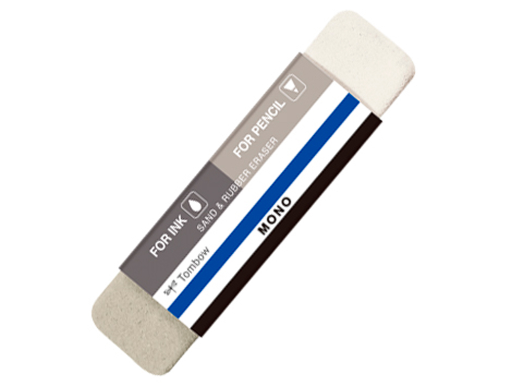 GOMA DE BORRAR TOMBOW MONO DOBLE PARA TINTA Y LAPIZ