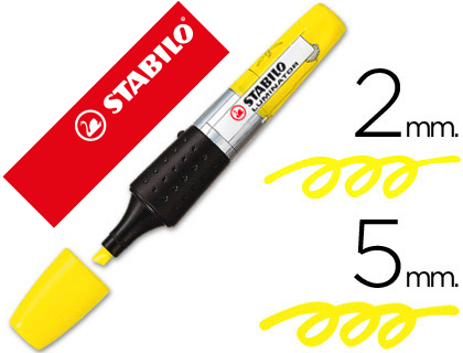 ROTULADOR STABILO BOSS LUMINATOR AMARILLO TINTA LUQUIDA