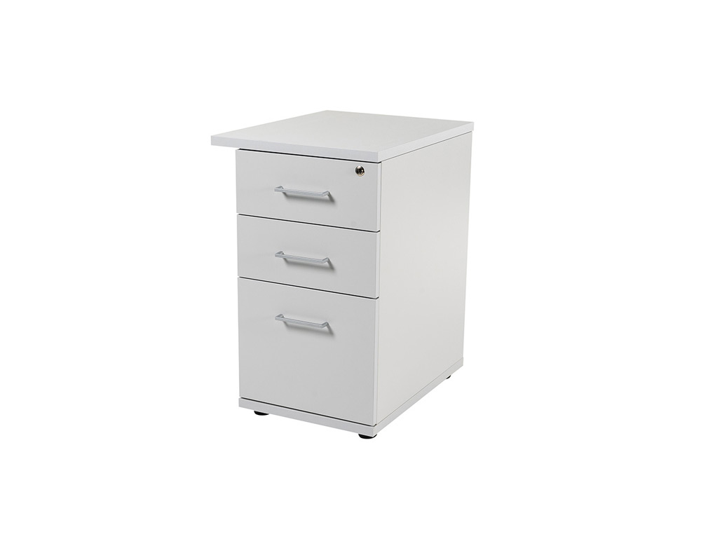 CAJONERA ROCADA CON 4 CAJONES SERIE STORE 72X47X60 ACABADO AN02 GRIS/GRIS