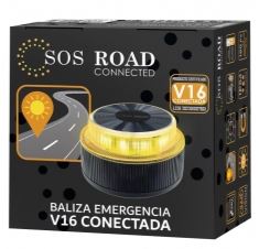 SOS ROAD DISPOSITIVO LUMINOSO V16 HOMOLOGADO CON GEOLOCALIZACIN / BALIZA