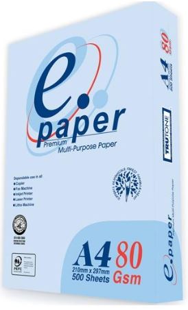 PAPEL FOTOCOPIADORA E-PAPER PREMIUM 80GR-PAQ 500 HOJAS